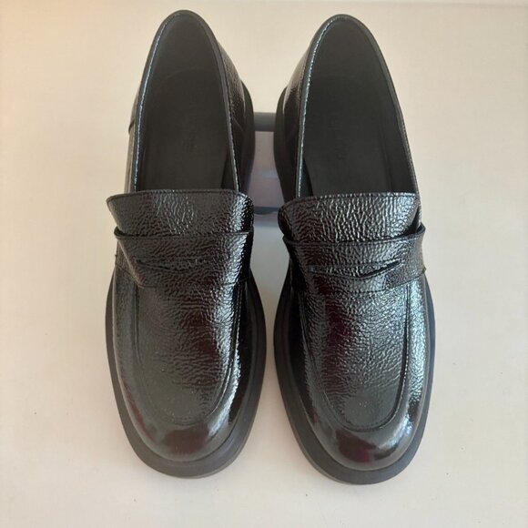ARCHE PATENT LEATHER STYLISH CHUNKY LOAFER MADE IN FRANCE WOMEN SIZE 39 NIB - Picture 3 of 11